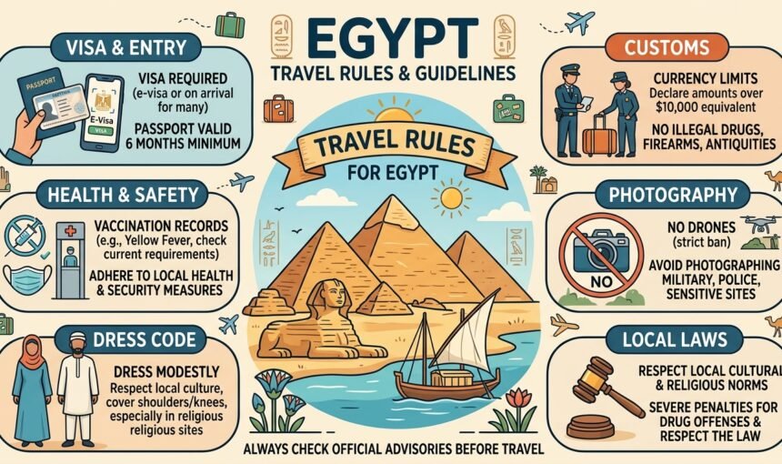 Travel Rules for Egypt 2026